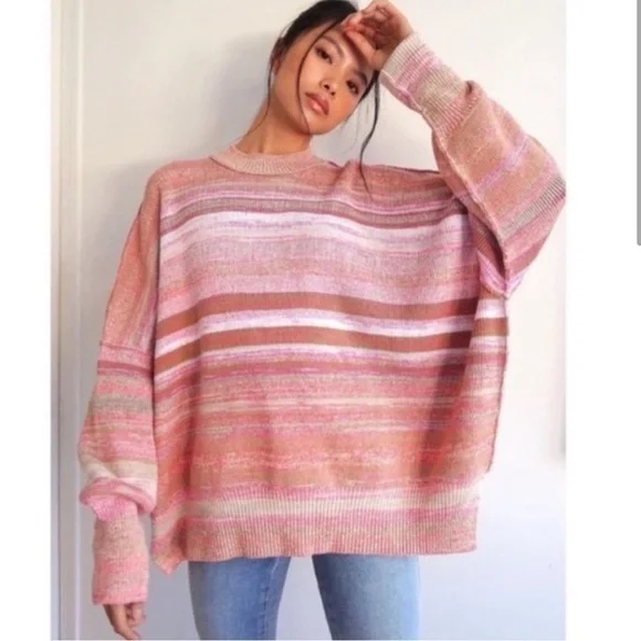 Easy street space dye pullover hotsell
